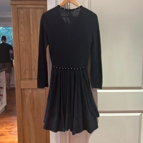 ❌❌SOLD Riska unit long sleeve dress size 3 navy Euc - Picture 13 of 14